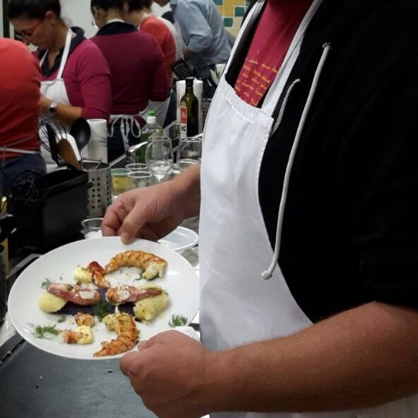 Il Pikaciccio al corso di cucina……