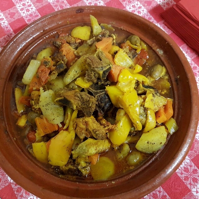 Il tajine tradizionale………….sapori marocchini