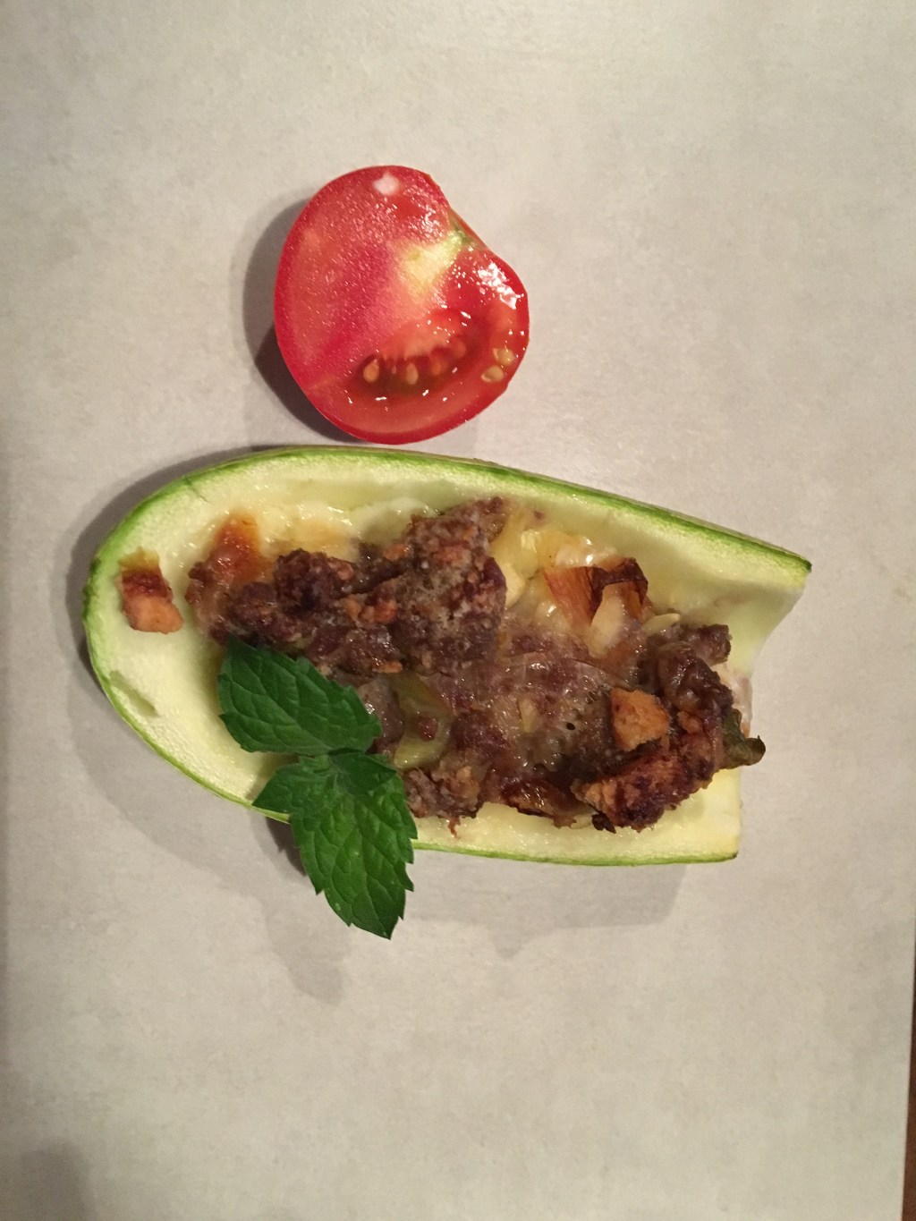 Leggendo gli amici blogger …. le zucchine ripiene 