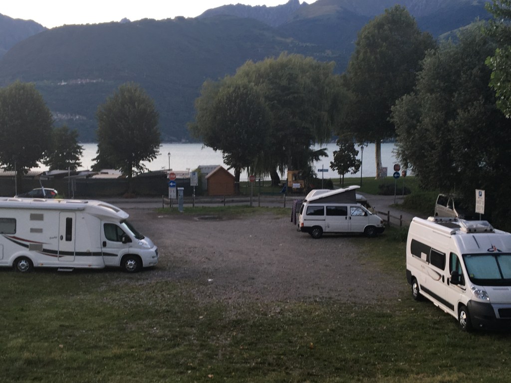 La vacanza itinerante con il VW ….. campeggiare a Colico sul lago di&nbsp;Como
