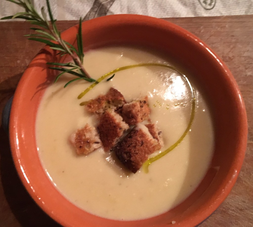 E se comincia il freddo : Vellutata porri e&nbsp;patate