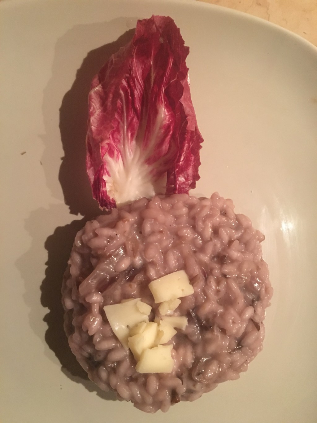 Risotto al radicchio e monte veronese….rivisitazione della tradizione.
