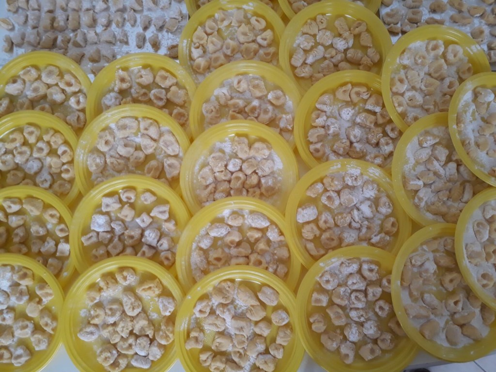 Gnocchi di patate fatti in casa…… che la festa abbia inizio …..