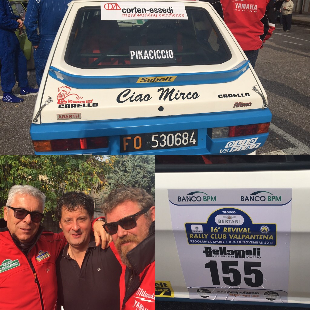 Revival rally Valpantena….. grazie a Matteo anche il Pikaciccio&nbsp;c’è